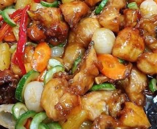 Ayam Asam Manis Nanas